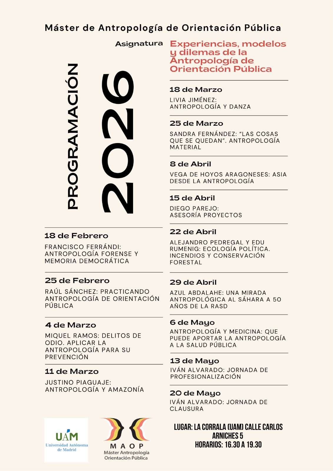 Experiencias de Antropología de Orientación Pública – 2026